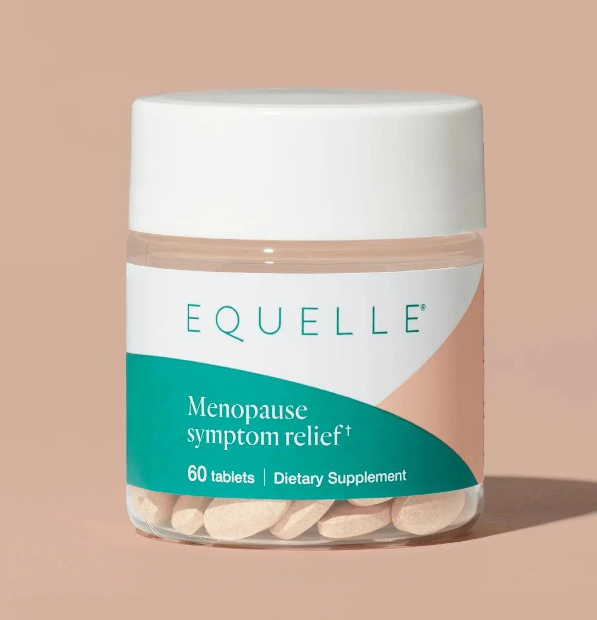 Equelle Multi-Symptom Menopause Relief Supplement for Women, Plant-Based S-Equol, Non-Hormonal & Non-Prescription, Fewer Hot Flashes, More Sleep, Relieves Muscle Aches, 60 Tablets